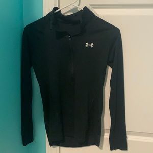 Under armour half zip size 12-14 girls.